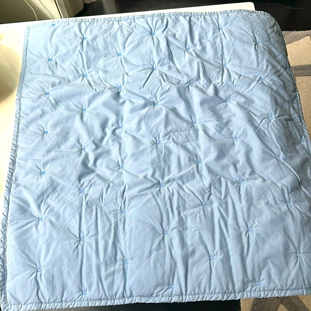 Sky Blue pillow cover size 26X26 inches.